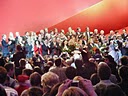 Zum Abschluss eines erfolgreichen Wahlkampfauftaktes - Hannelore Kraft und Team