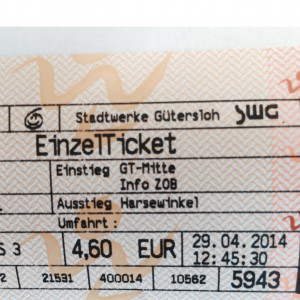 4,60 für eine einfache Fahrt Gütersloh -Harsewinkel: Happig meinen viele Jugendliche ab 15 und auch die SPD