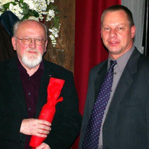 Eckhard Wiesbrock (OV-Vorsitzender) und Arnold Czech (40 Jahre Mitglied)