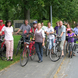 SPD on Tour - Sabine und das sattelfeste Team der SPD