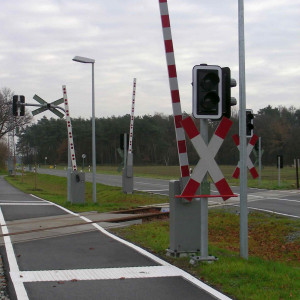 So müssen demnächst auch die Bahnübergänge am Radweg Oesterweger Straße aussehen